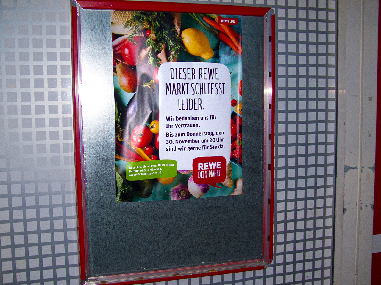 REWE-Schließung REWE-Schließung