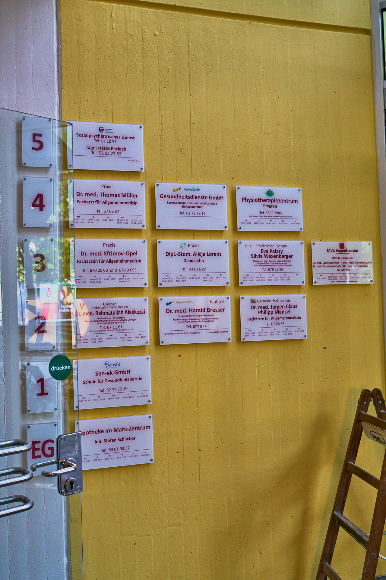 Ärztehaus Sanierung im Marx-Zentrum 2018