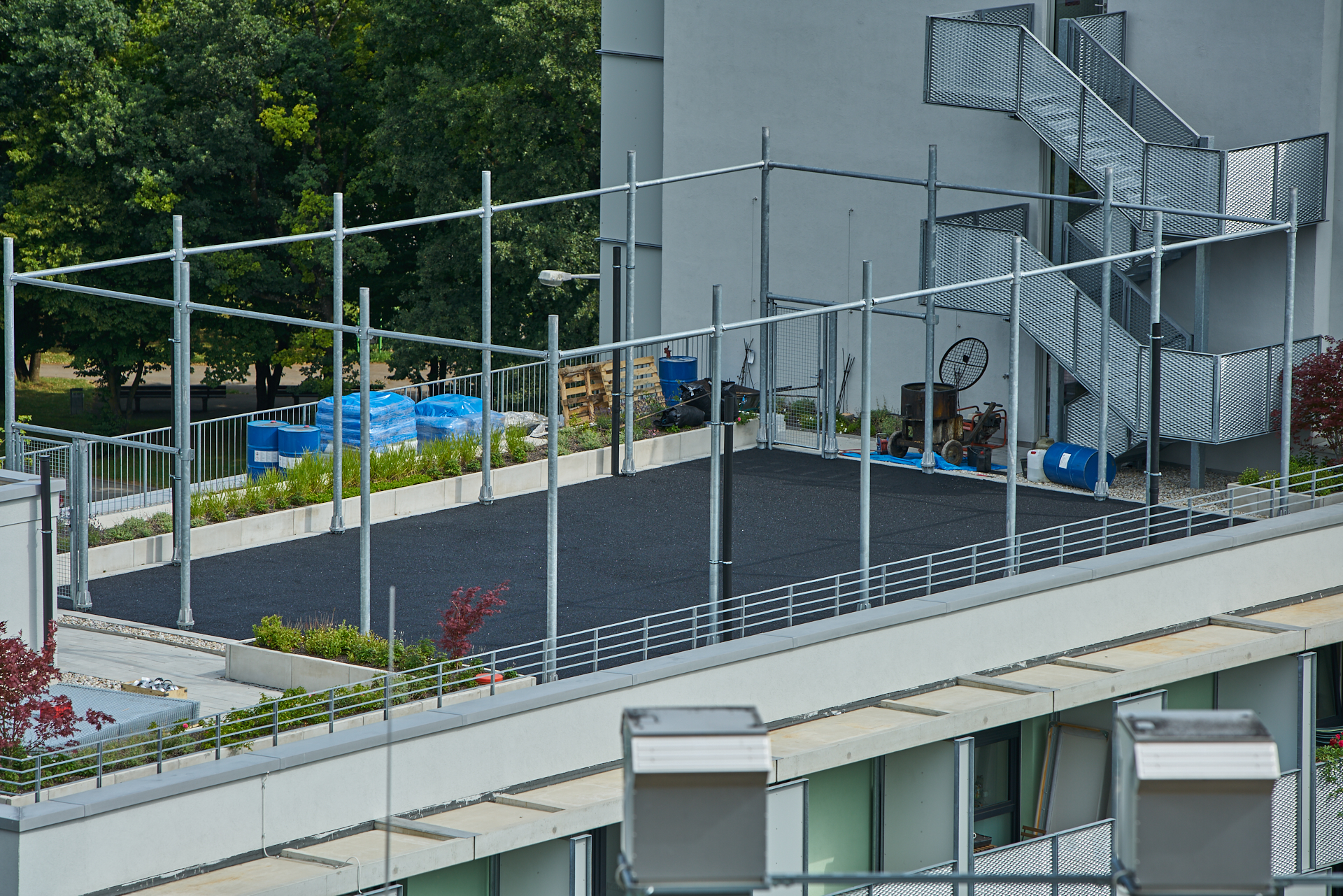 Stdentenwohnheim, Sportanlage, Dachbepflanzung, Marx-Zentrum, Peschelanger