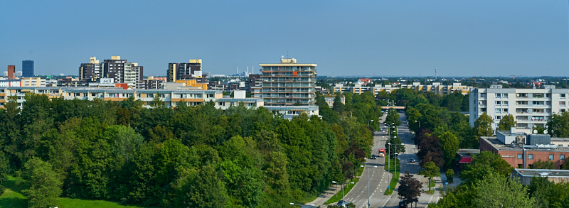 26.08.2019 - Das Marx-Zentrum aus der Südrichtung fotografiert 