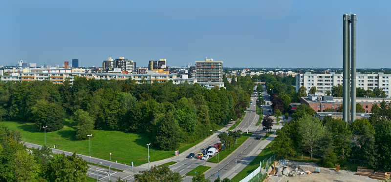 26.08.2019 - Das Marx-Zentrum aus der Südrichtung fotografiert 