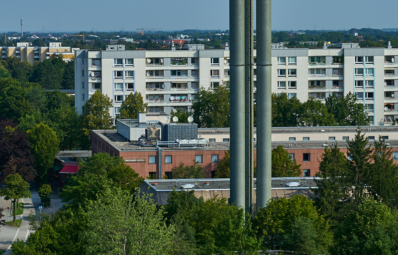 26.08.2019 - Das Marx-Zentrum aus der Südrichtung fotografiert 