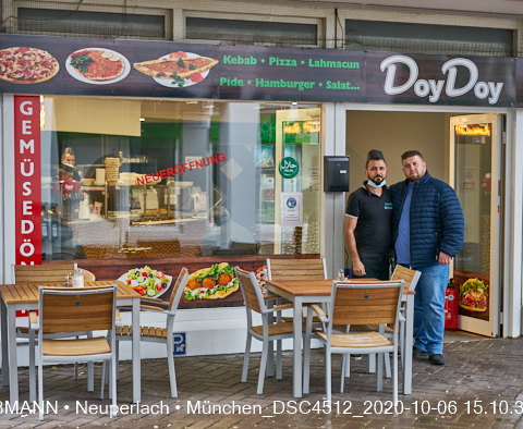 06.10.2020 - neuperlach.org.gelbmann.org zeigt den neuen Kebab-Imbiss Doy Doy im Marx-Zentrum