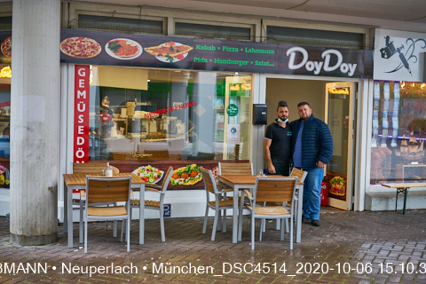 06.10.2020 - neuperlach.org.gelbmann.org zeigt den neuen Kebab-Imbiss Doy Doy im Marx-Zentrum